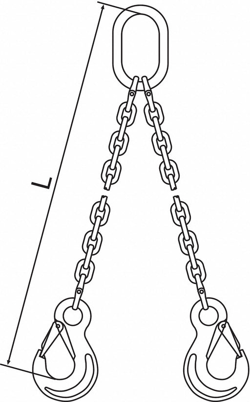 M5616 Chain Sling 9/32 in Size G63 10 ft L DOS