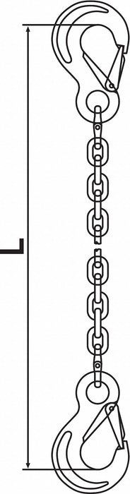 M5564 Chain Sling 9/32 in Size G63 5 ft L SSS