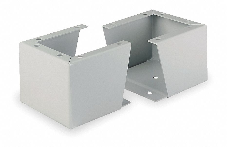 Enclosure Stand Gray 12 In H x 8 In D