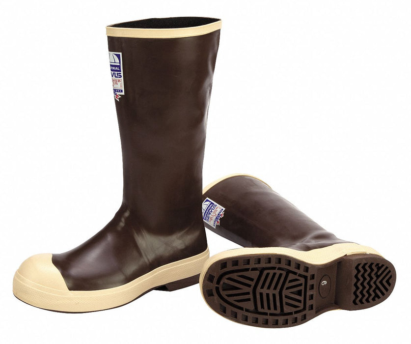 D0341 Rubber Boot Men s 11 Knee Brown PR