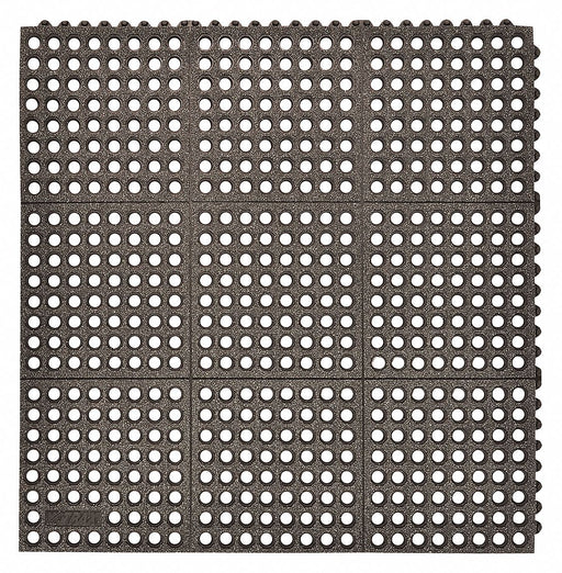 Interlock Drainage Mat Black 3 ft.x3 ft.