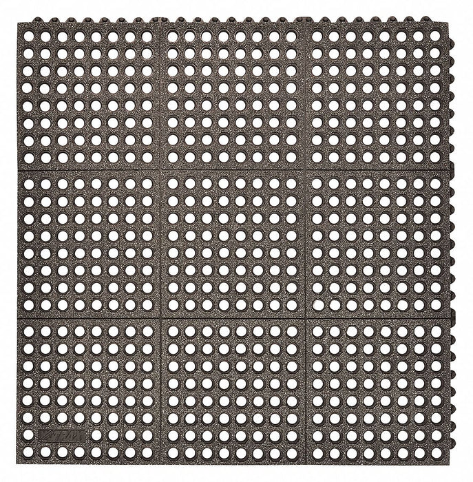 Interlock Drainage Mat Black 3 ft.x3 ft.