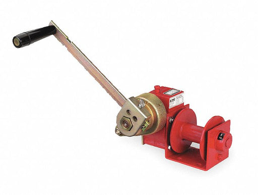 Hand Winch Worm Gear w/Brake 1000 lb.