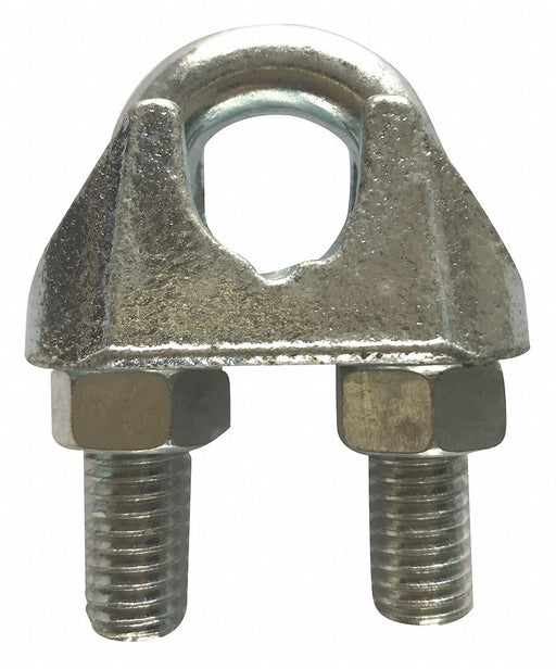 Wire Rope U-Bolt Clip 1/8 in Rope dia.