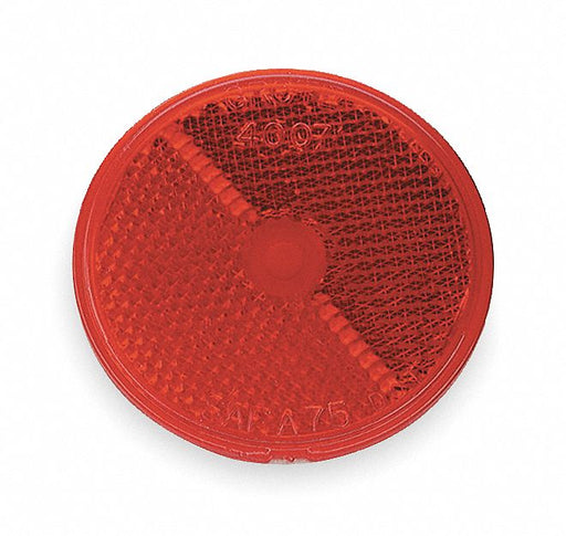Reflector Round Red 2-1/2 L