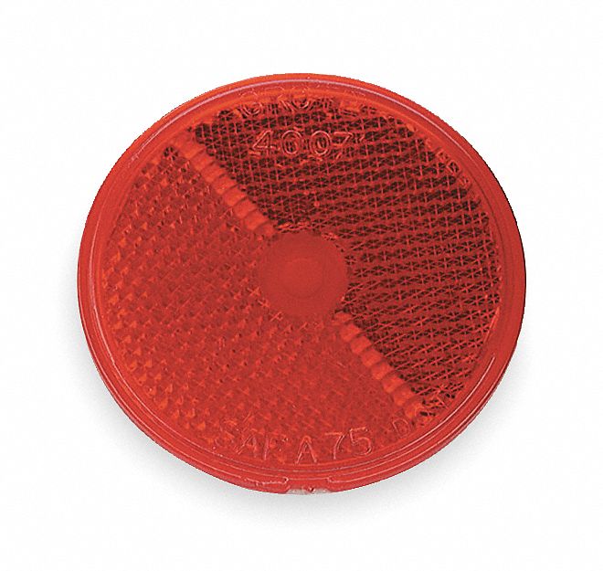 Reflector Round Red 2-1/2 L
