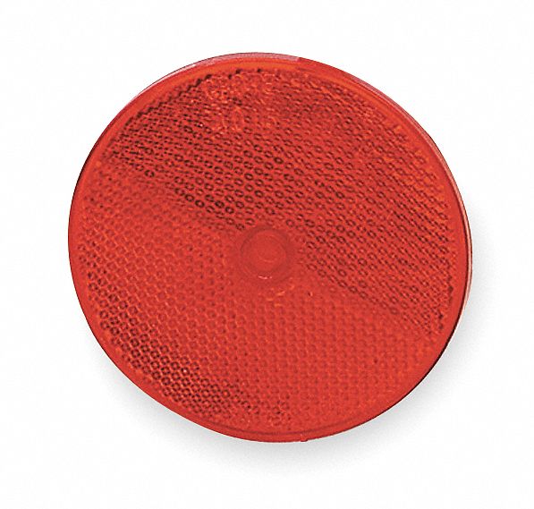 Reflector Round Red 2-1/2 L