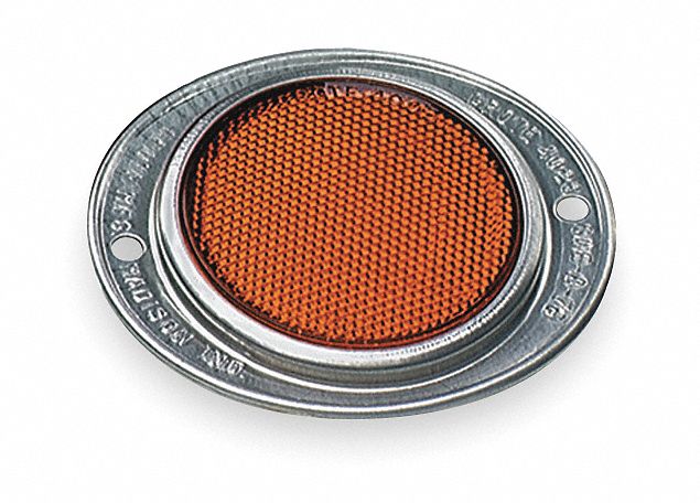 Reflector Round Yellow 4-11/16 L