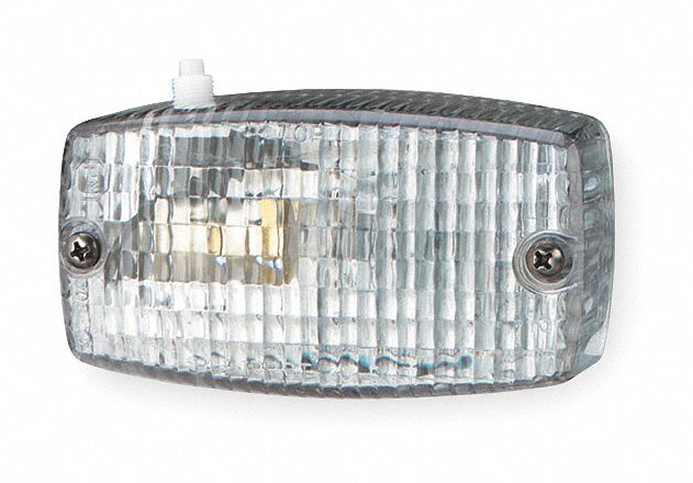 Dome Light Rectangle Clear White
