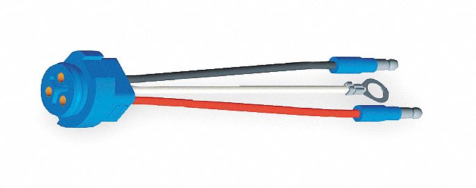 Pigtail 3 Wire Chassis Ground Slim-line