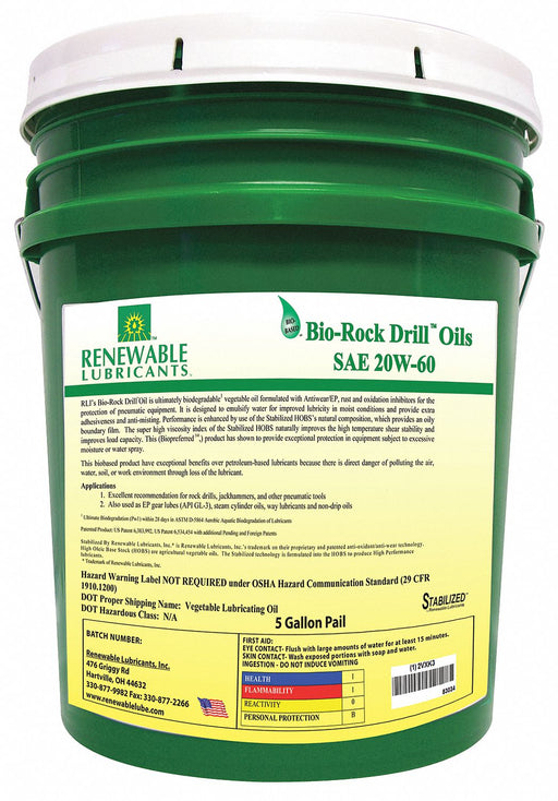 Air Tool Oil Yellow 5 gal Pail