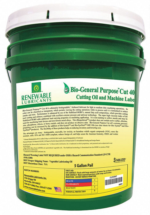 Cutting Oil 5 gal Bucket