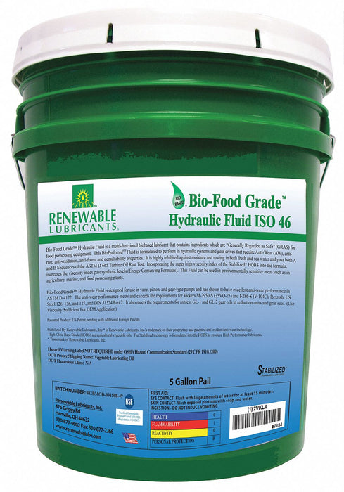Bio-FG Hydraulic Fluid 5 gal ISO 46