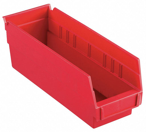 F8466 ShelfBin 11.625inL 4.125inW Plastic