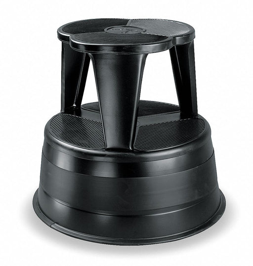 Office Step Stool 14-1/2in H 350lb Steel