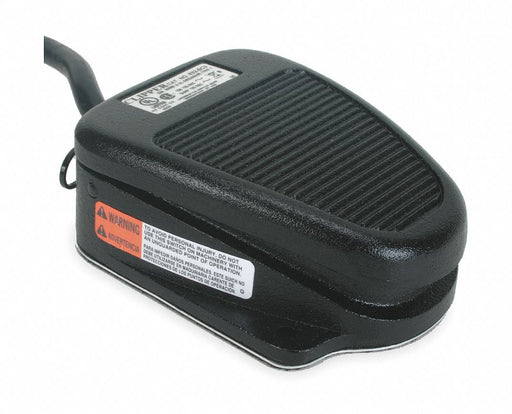 FootSwtch Blk CastIron SPST-NO Momentary