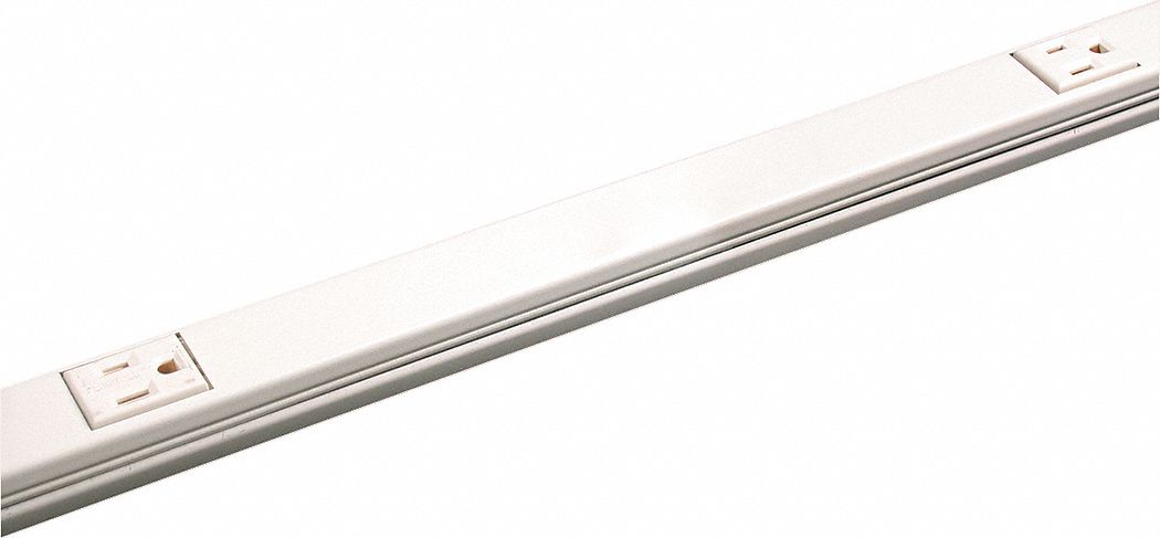 Prewired Raceway 5 Outlets 15 Amps