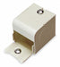 Entrance End Fitting Ivory Steel