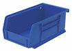 F8647 Hang and Stack Bin Blue Plastic 3 in