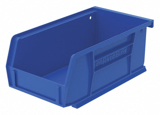 F8647 Hang and Stack Bin Blue Plastic 3 in