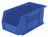 F8657 Hang and Stack Bin Blue Plastic 5 in