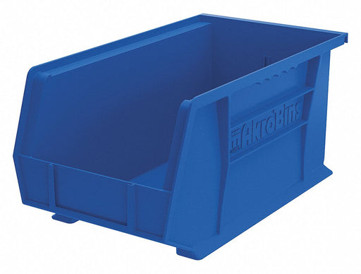 F8697 HangandStackBin 14.75inL 8.25inW Plastic