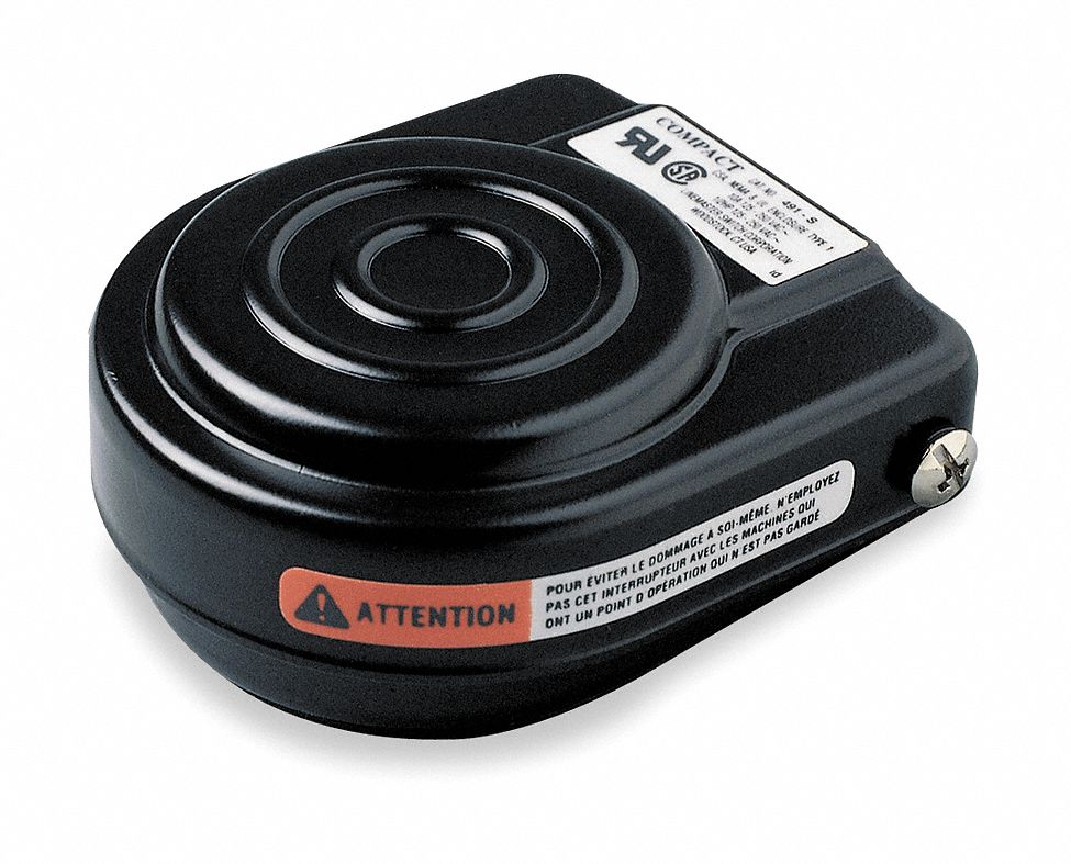 FootSwitch Black Steel SPDT Momentary