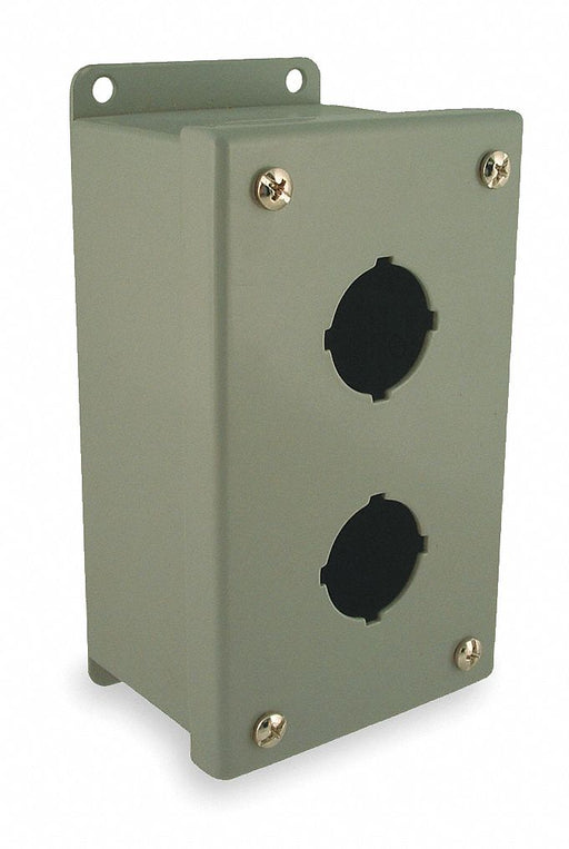 PushButtonEnclosure 30mm 2Hole CarbSteel