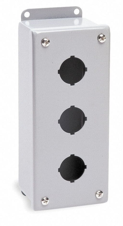 PushButtonEnclosure 30mm 3Hole CarbSteel