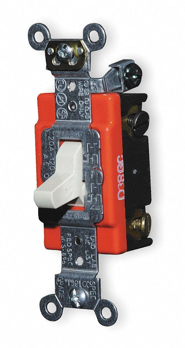 Wall Switch Ivory 20 A 4-Way 2 hp
