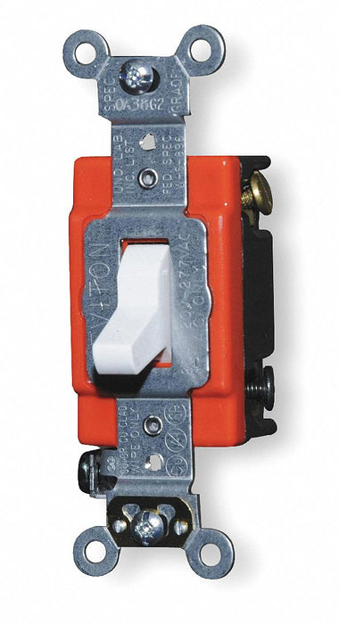 Wall Switch White 20 A 4-Way 2 hp
