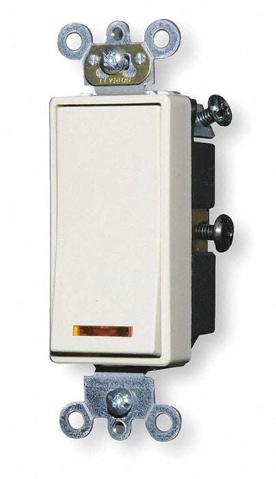Illuminated Wall Switch White 3-Way