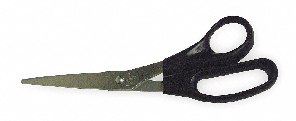 Scissors 8 In Blk Hard Grip Handle
