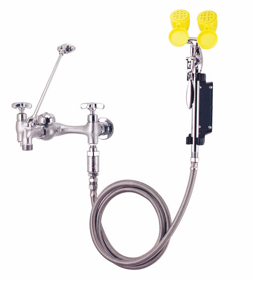 Straight Chrome Speakman Eyesaver Brass