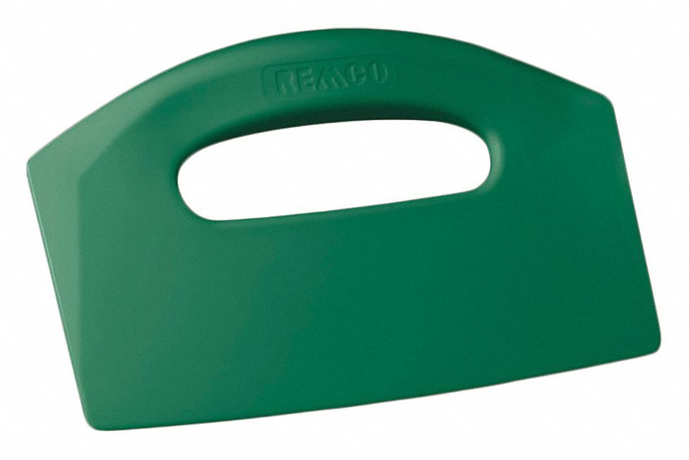 F8460 Bench Scraper Poly Green 8 1/2 x 5 In