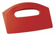 F8460 Bench Scraper Poly Red 8 1/2 x 5 In