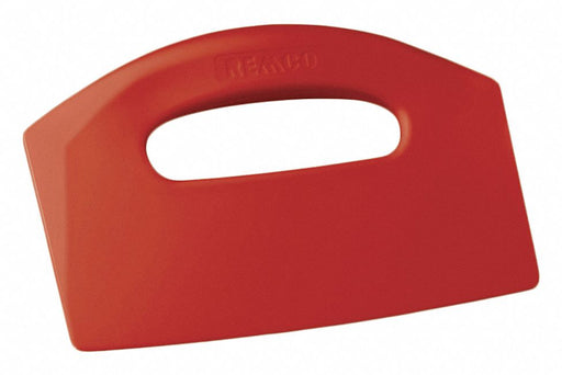 F8460 Bench Scraper Poly Red 8 1/2 x 5 In