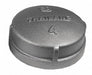 Round Cap Malleable Iron 4 in FNPT