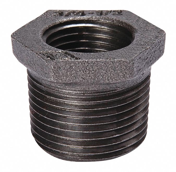 Hex Bushing Malleable Iron 2 1/2 x 2 in