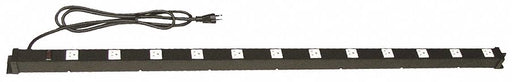 Power Strip 49W x 1-1/2D x 1-1/2 H Black