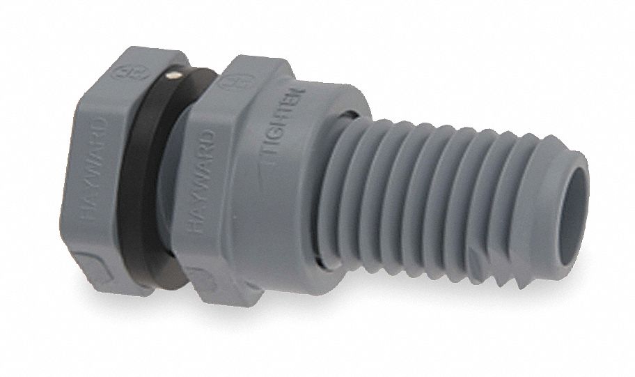 Bulkhead Tank Fitting FKM 3 3/4 L PVC