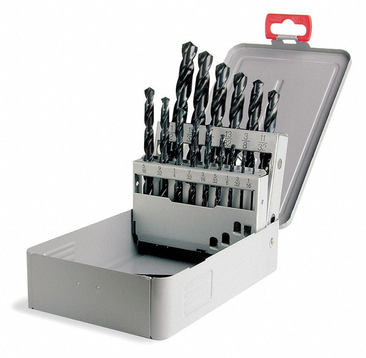 Jobber Drill Set 15 pc HSS