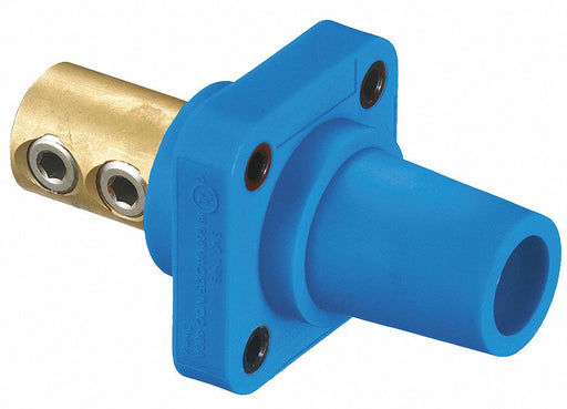 Recpt Blue Female Double Set Screw 400 A