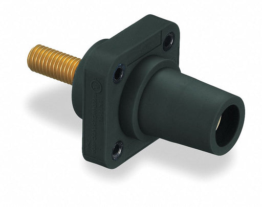 Recpt Black Female Threaded Stud 400 A