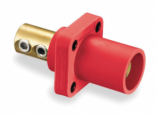 Recpt Red Male Double Set Screw 400 A