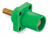 Recpt Green Male Double Set Screw 400 A