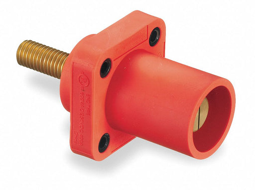 Recpt Red Male Double Set Screw 400 A