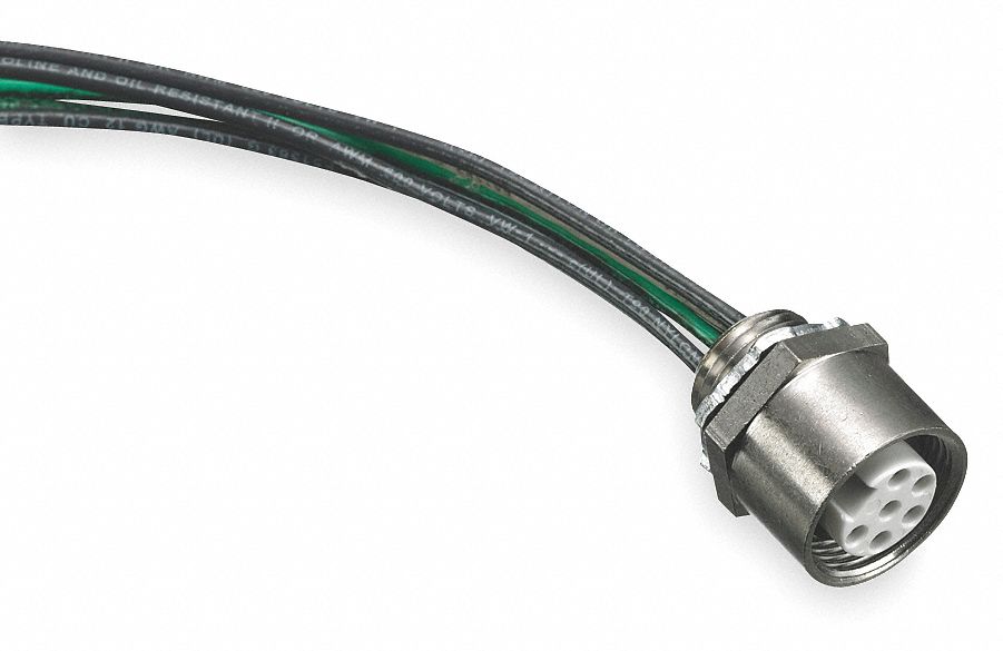 Receptacle Blk Grn Ylw Female 30 A