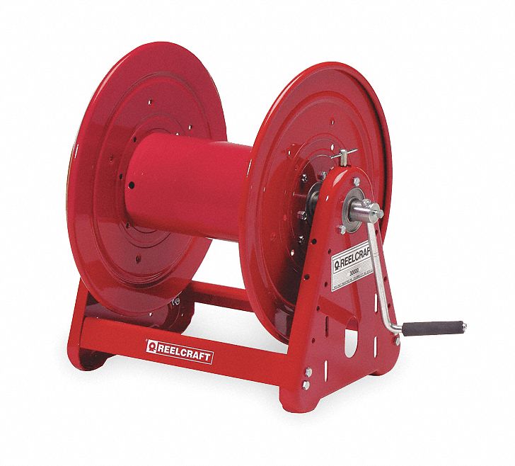 Cord Storage Reel Red Steel
