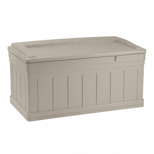Ext Deck Box/Bench Taupe PP 27 1/2 in